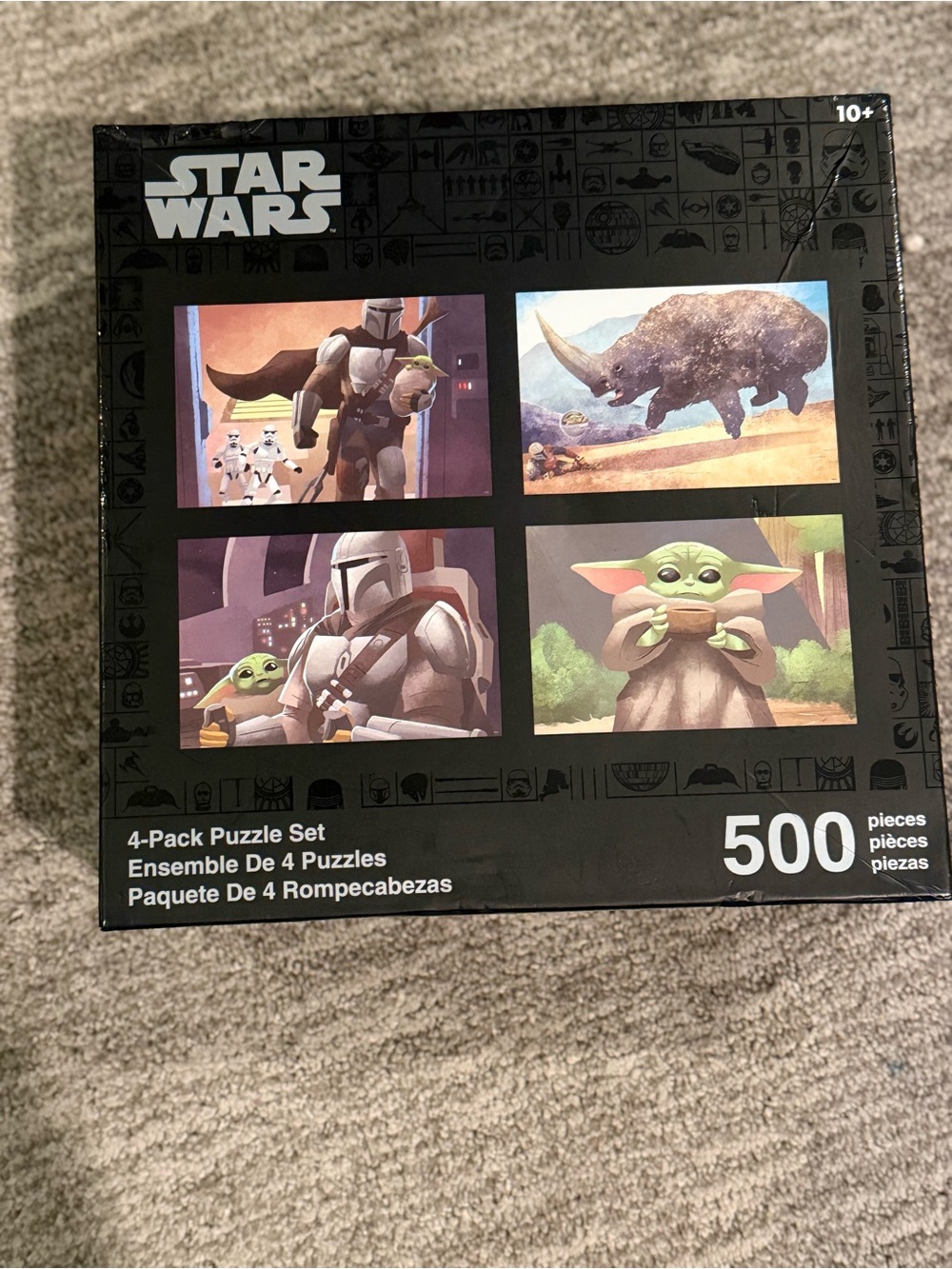 Star Wars The Mandalorian 4-Pack Puzzle Set